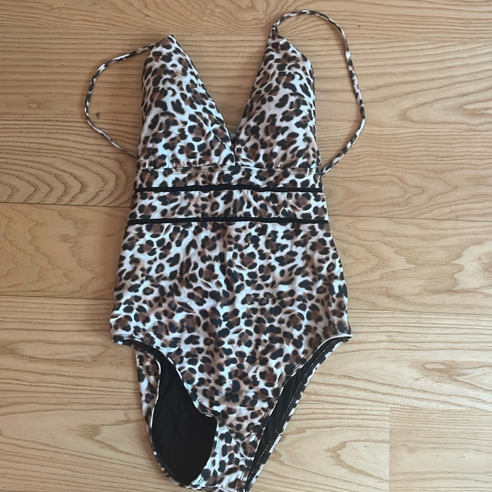 Athena Leopard Print One Piece Swimsuit